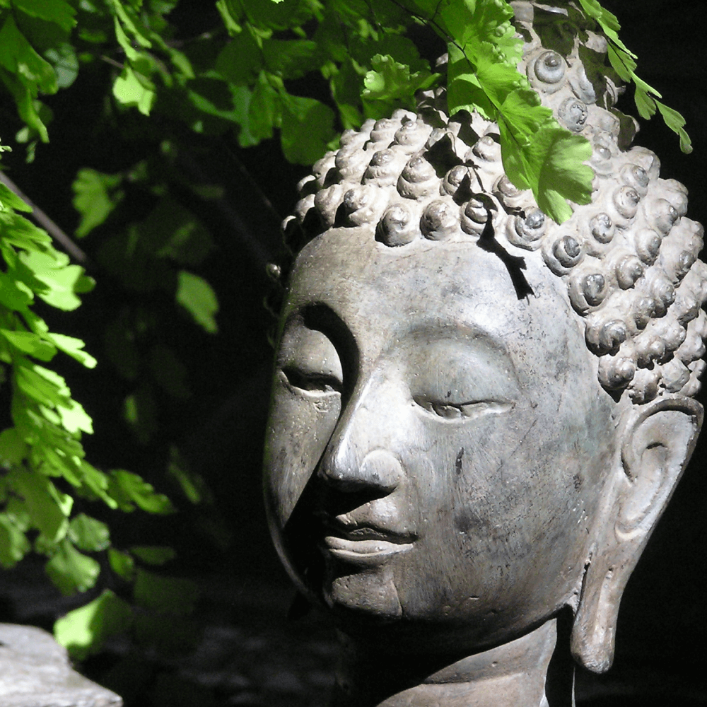 Indonesian garden art peaceful Buddha sculpture